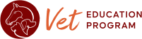 Vet education program logo
